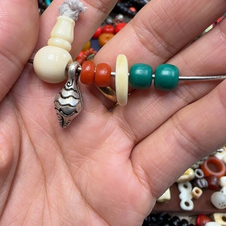 天**七藏传老配饰一套漂亮