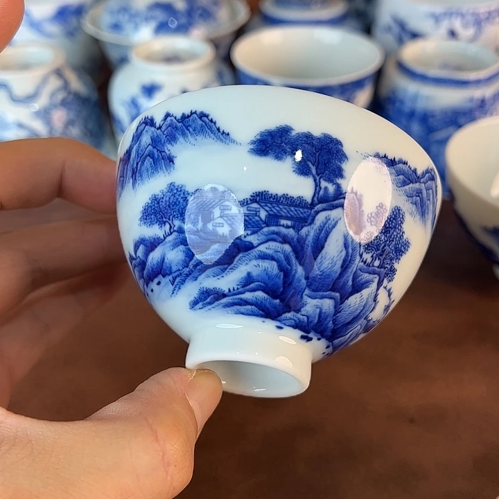 瓷片景德镇全手工手绘陶瓷