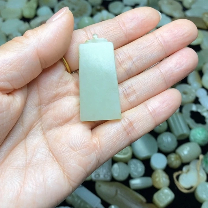 和田玉未镶嵌挂件诺***2