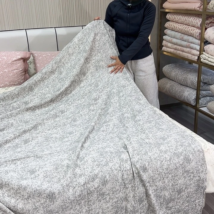 全棉麻纱灰160色织大提花1.5米