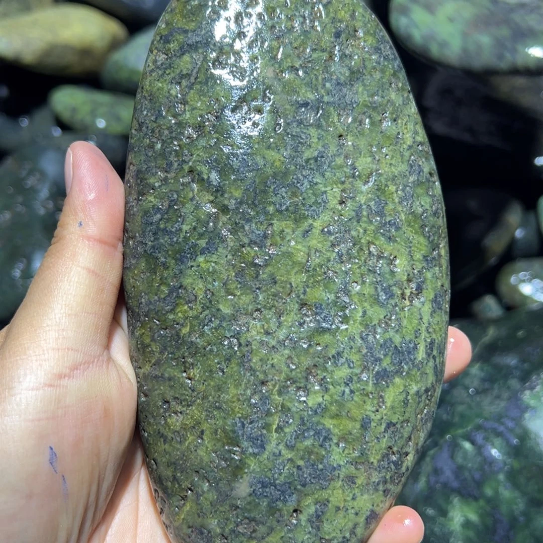 未镶嵌蛇纹石玉西藏藏玉我**择