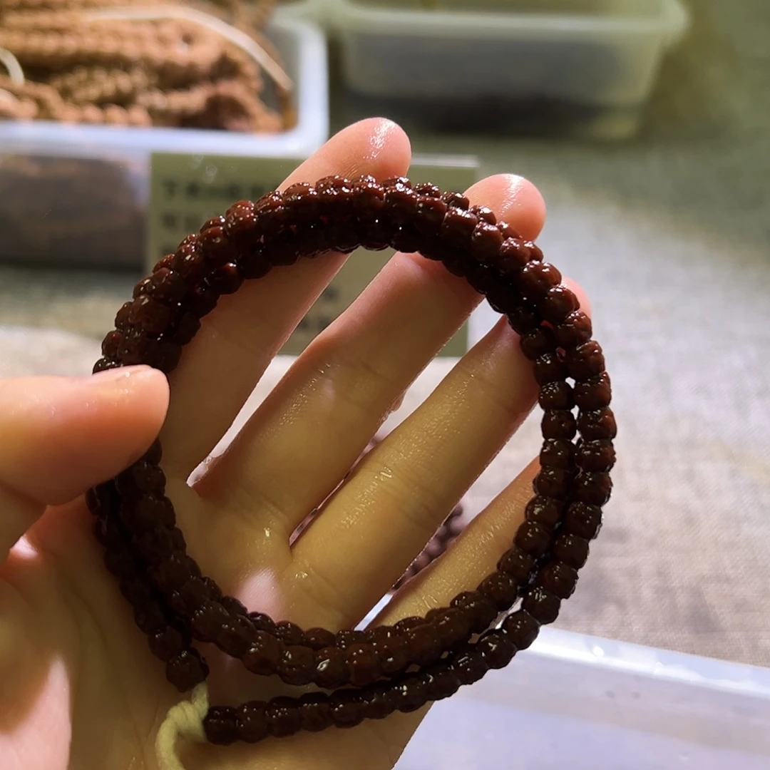 金刚菩提吊坠藏切佛手小金刚108精挑去黄尺寸6+