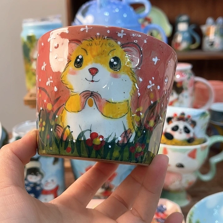 陶景德镇釉下手绘陶瓷