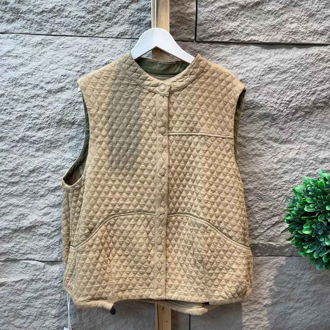 4624新款秋冬季休闲百搭棉服马甲