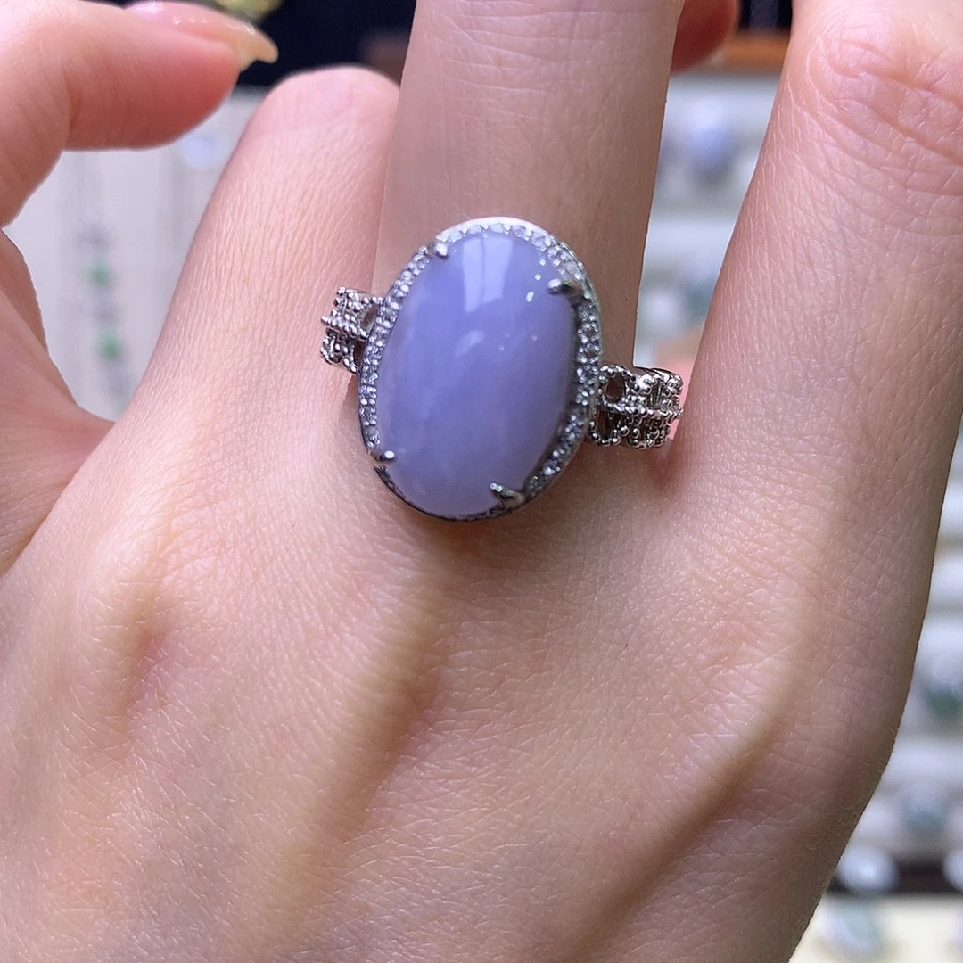 翡翠银S925镶嵌戒指10