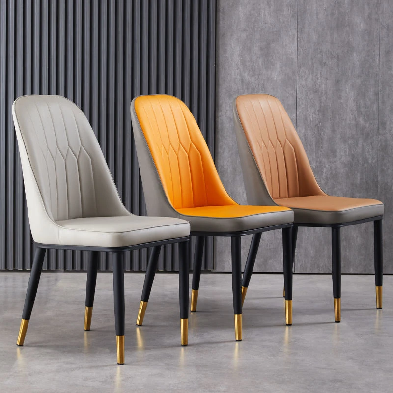 简约北欧风现代轻奢加厚餐桌椅子家用酒店椅休闲凳子书桌用靠背椅