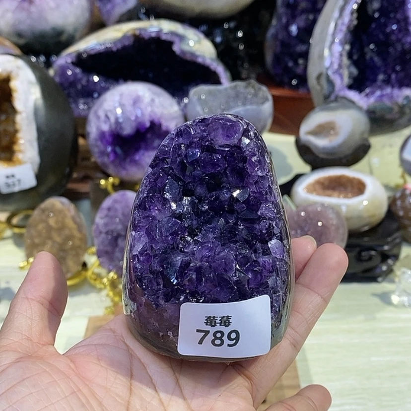 【闪购商品】未镶嵌珠宝半成品紫晶