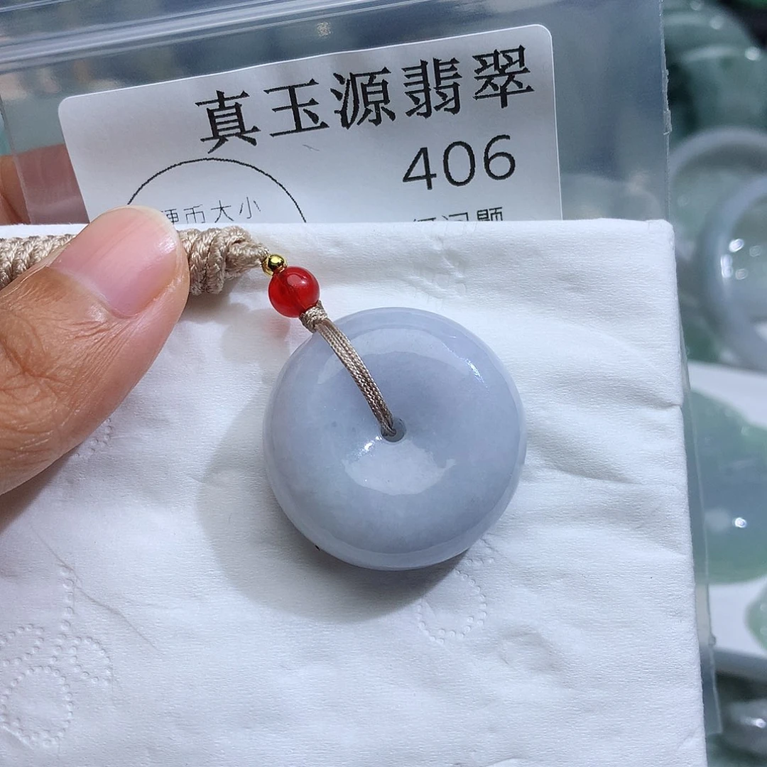 翡翠未镶嵌颈饰406