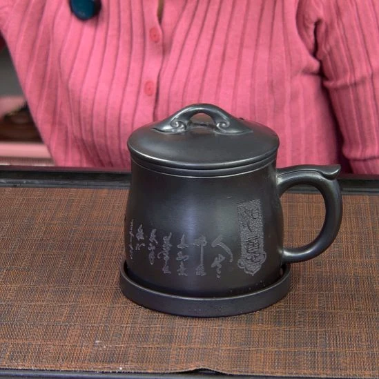 茶杯紫砂高货放漏