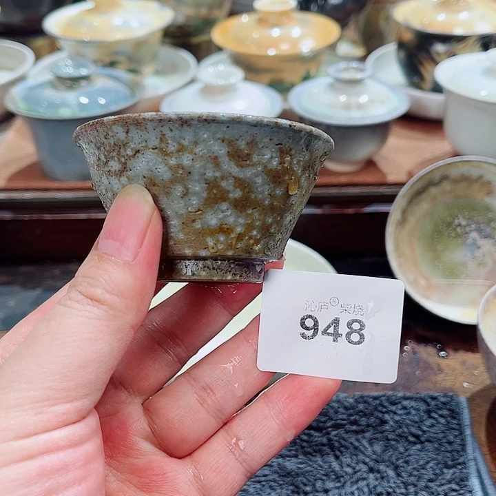 沁庐柴窑古法柴烧全手工茶具