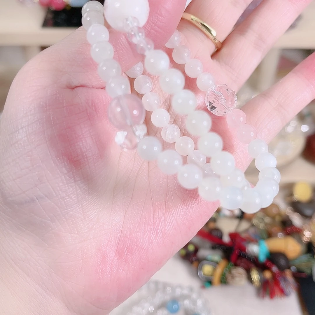 水晶手串未镶嵌好***牙设计