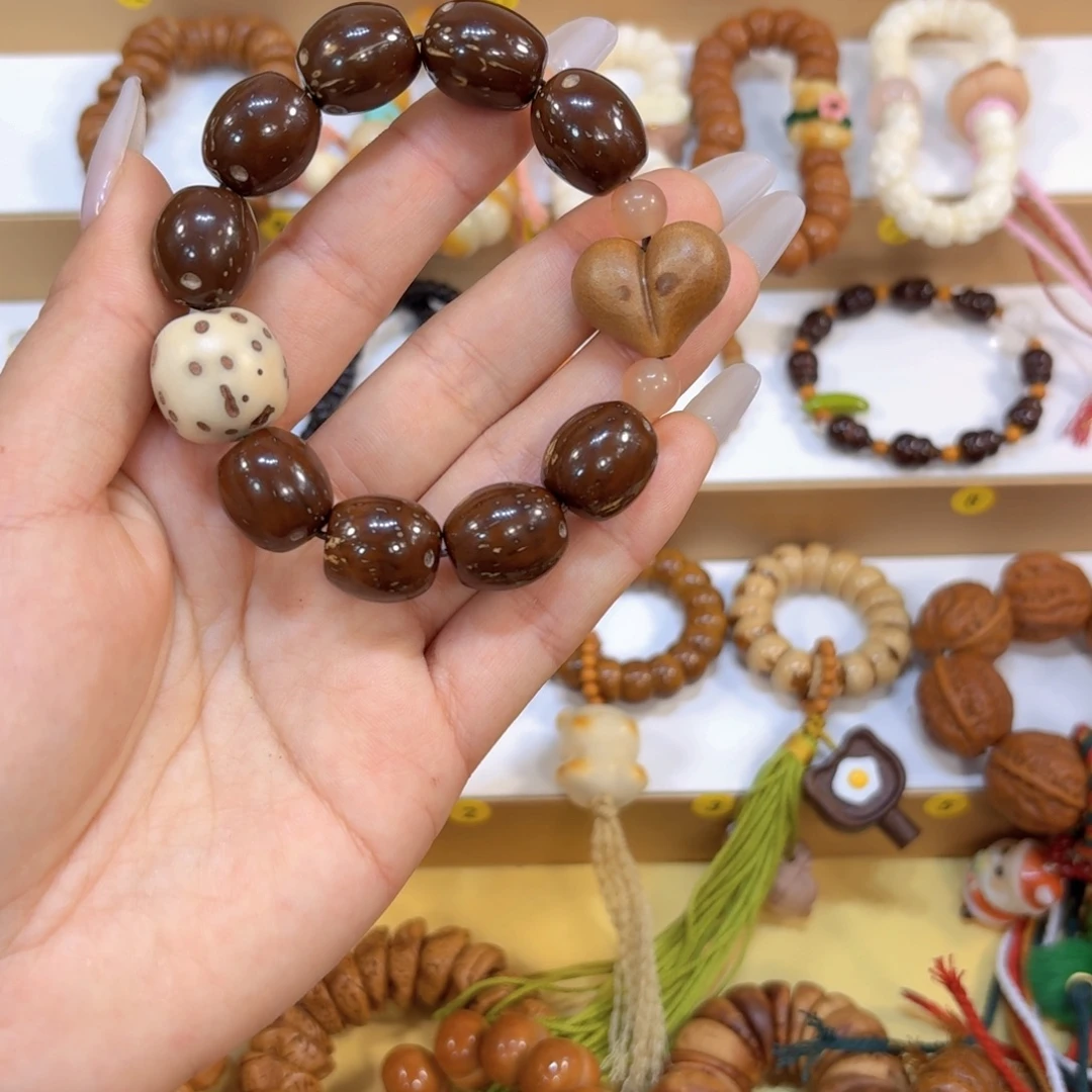 星月菩提手串紫金鼠➕爱心