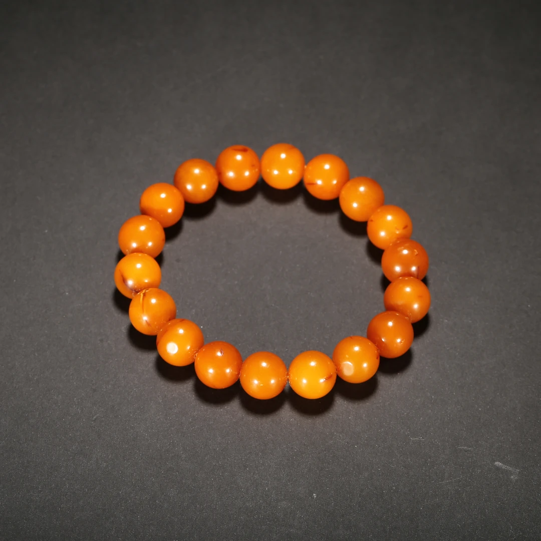 民国*蜜蜡手串/05XQ1048/蜜蜡【北京文博】