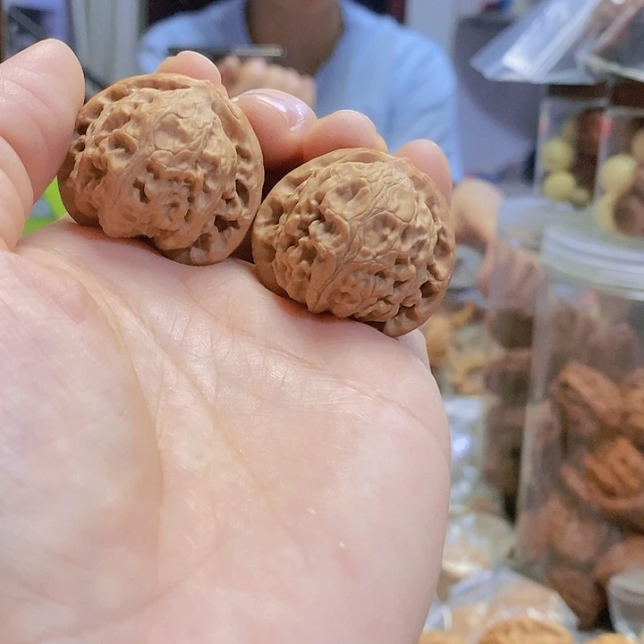 【闪购商品】文玩核桃把件34宫灯迷你