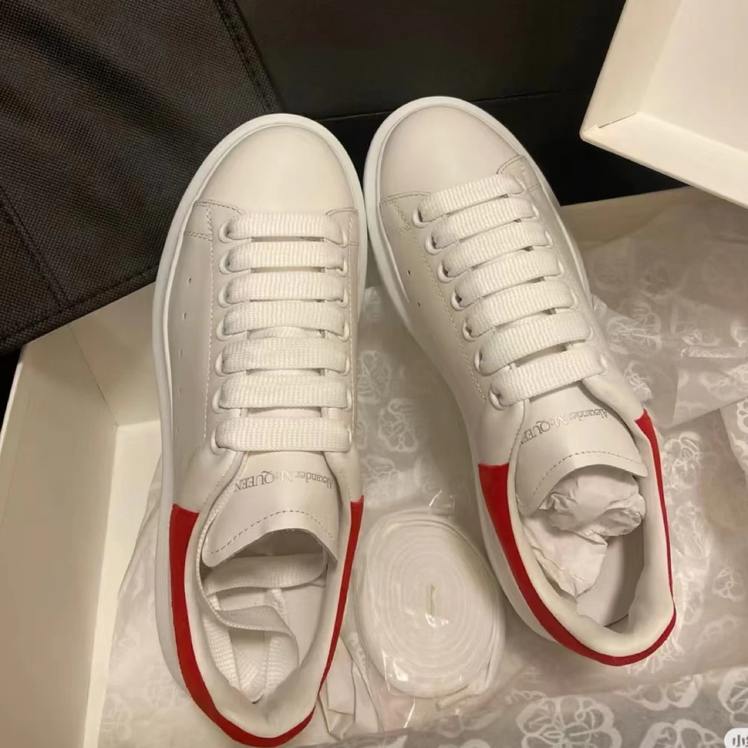 99新 AMIPARIS 麦昆 白色 红尾 小白鞋 36.5码 4280 寄卖