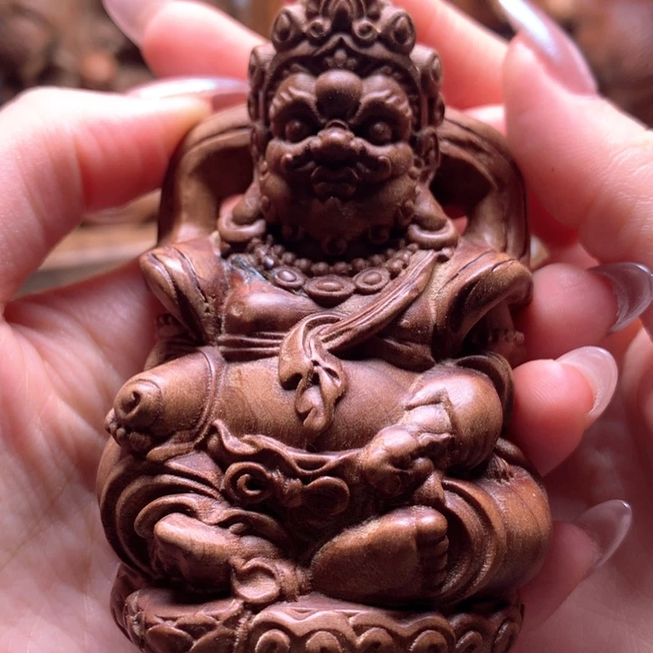檀香木其他航***g老山檀香瑕疵黄财神