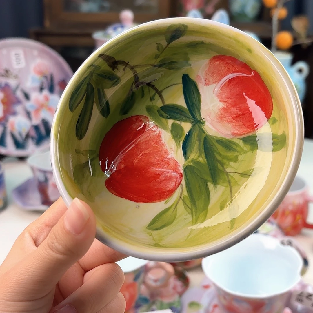 景德镇手绘高温釉下彩陶瓷茶具