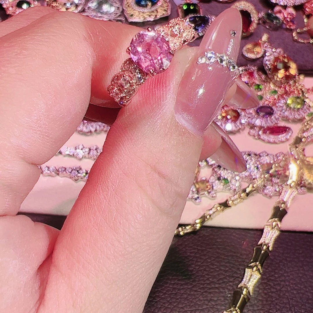 碧玺碧玺戒指银S925镶嵌