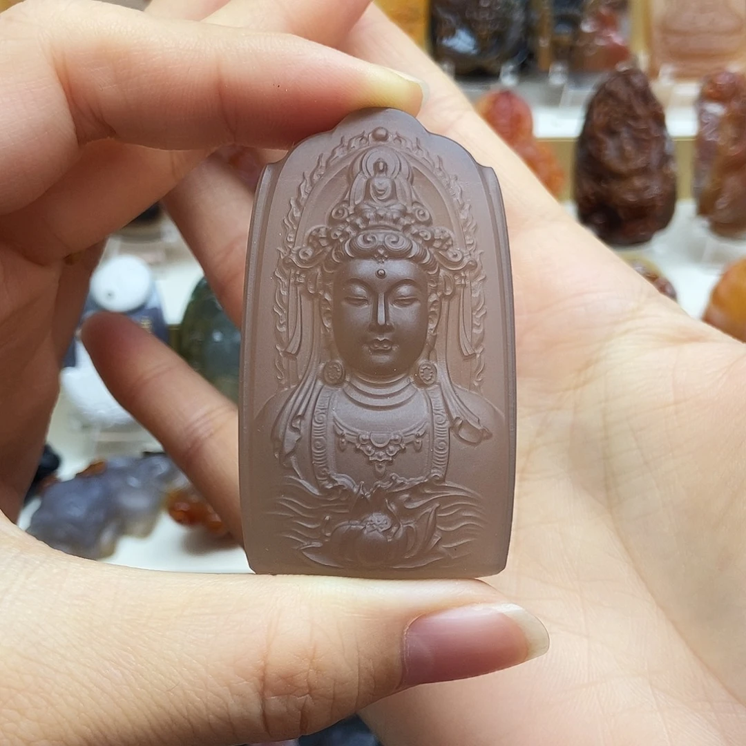 北***念玛瑙/玉髓未镶嵌颈饰
