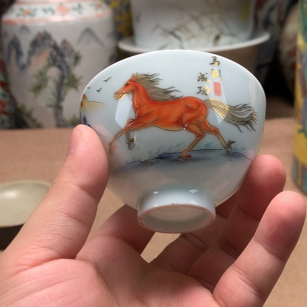 摆件景德镇陶瓷花瓶