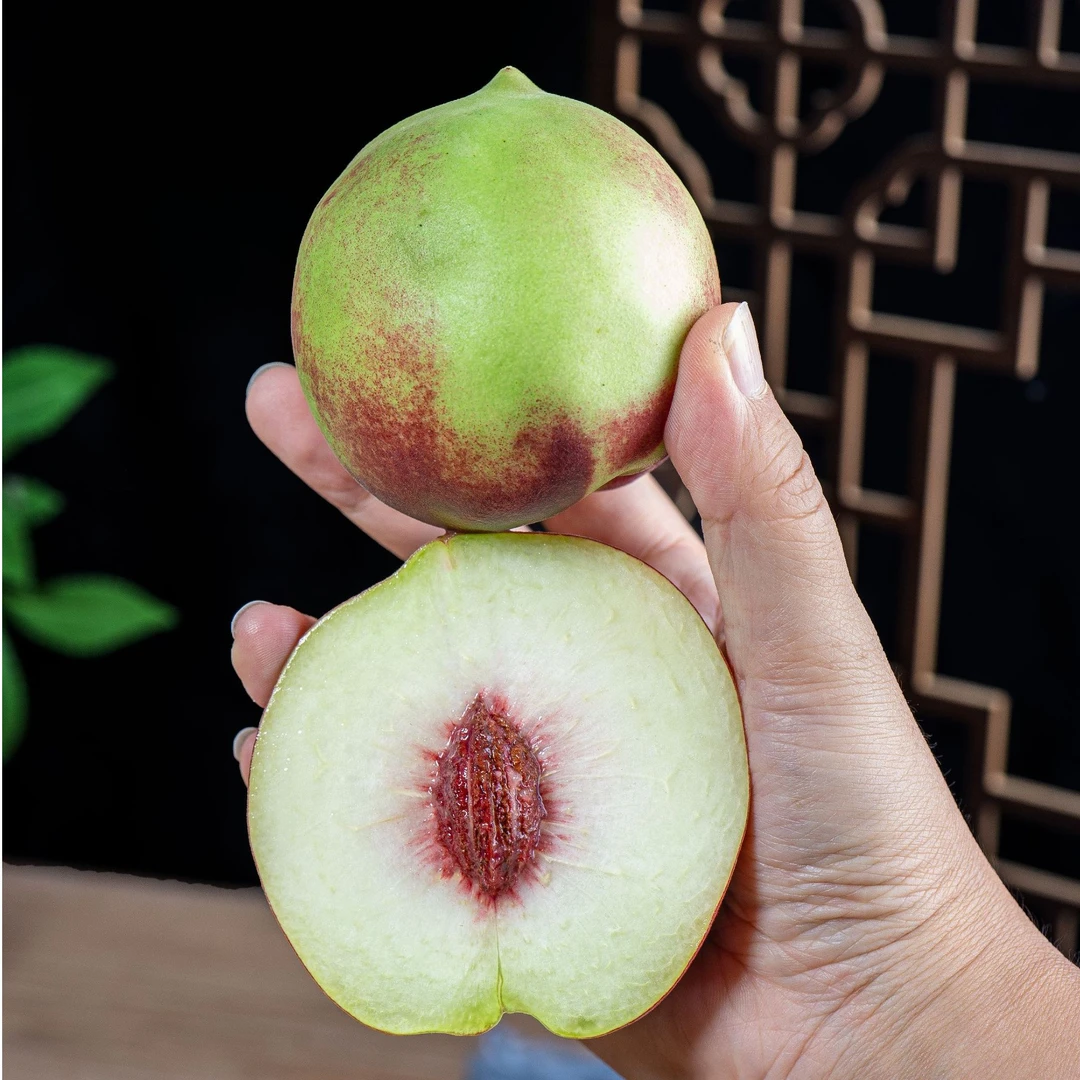 【小冬桃-冬雪蜜桃3】脆甜山桃蜜桃小毛桃离核现摘应季水果桃子硬桃