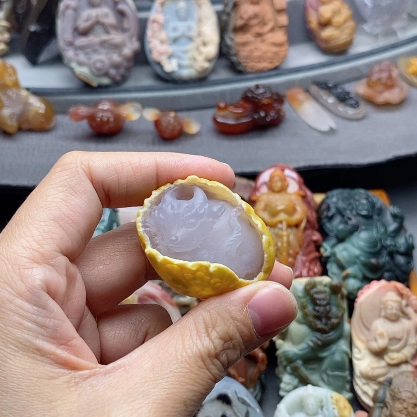 【闪购商品】未镶嵌吊坠定制玛瑙