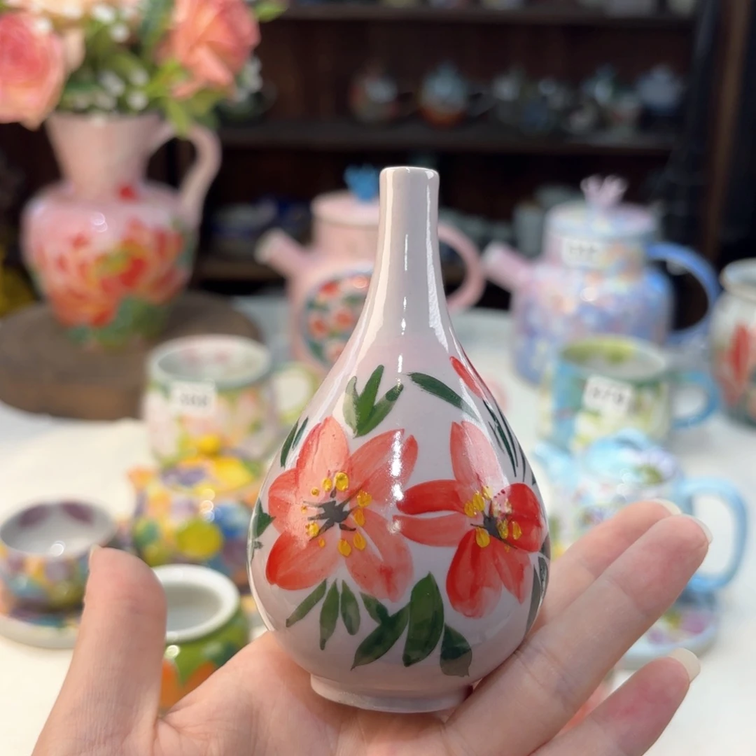 景德镇手绘高温釉下彩陶瓷茶具