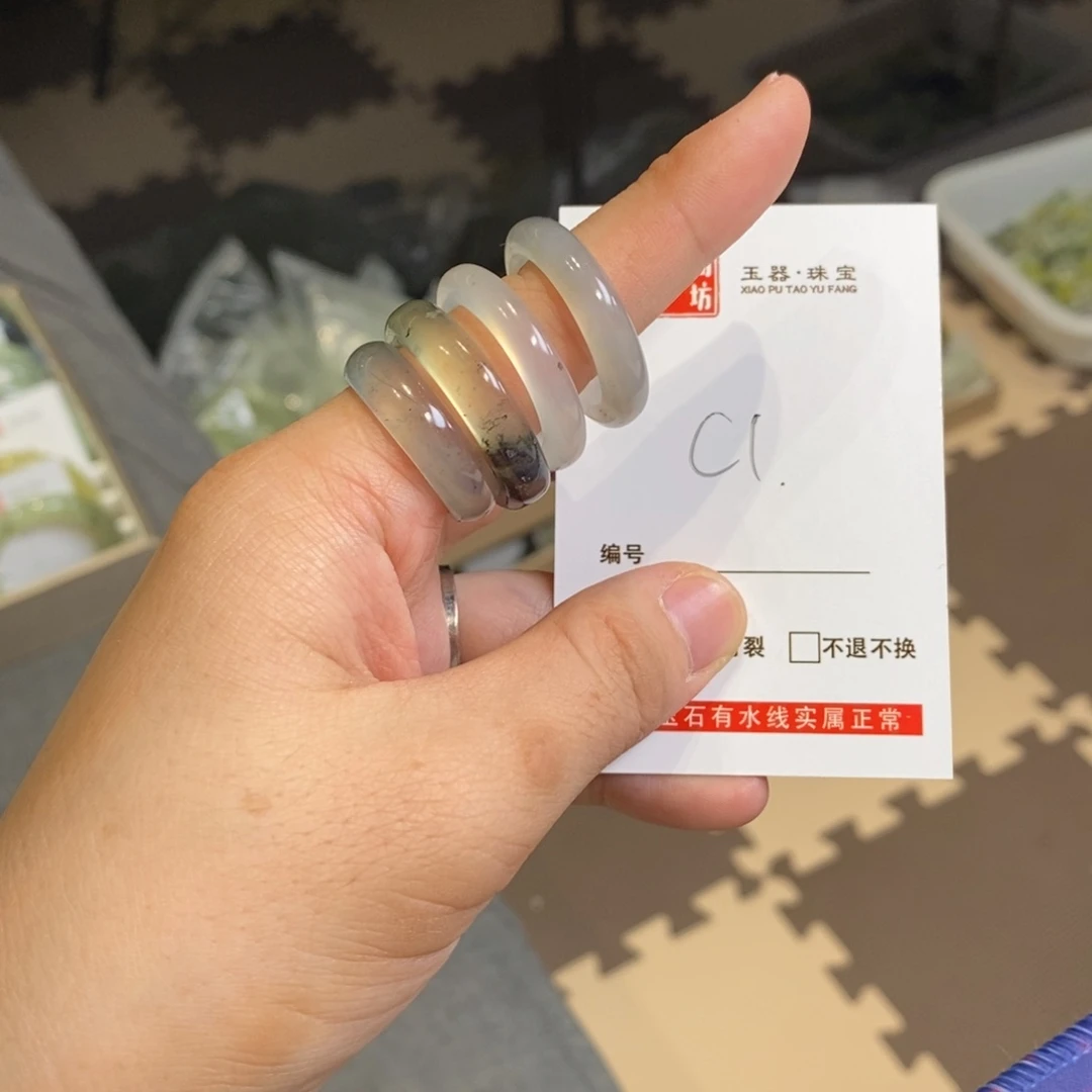 蛇纹石玉手镯未镶嵌柚*喵