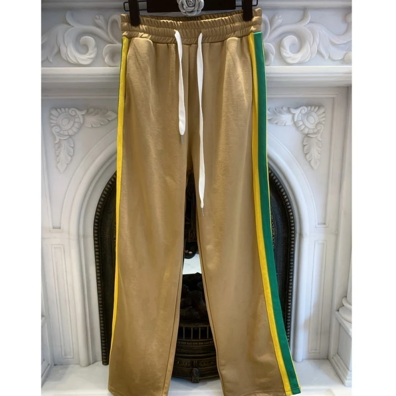 【202216093】卫衣长裤休闲裤港风欧款高级女装裤春夏直筒时尚