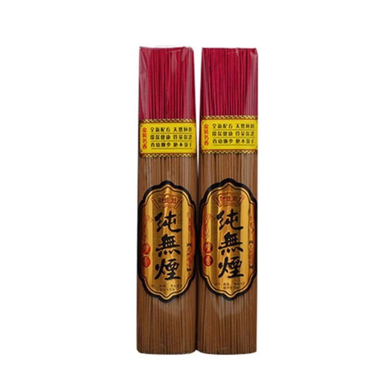 1-天然手工檀香竹签香微烟檀香32厘米8寸8线香点香