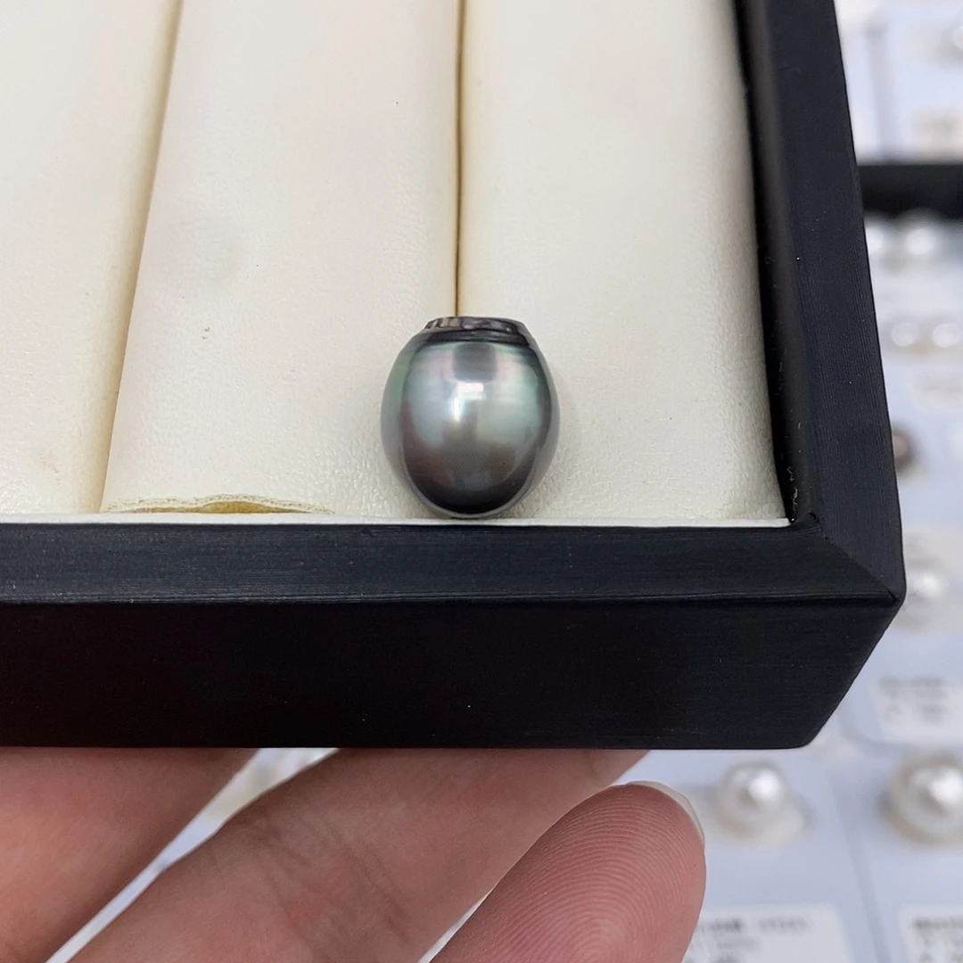 未镶嵌海水珍珠耳饰11.7福利大溪地单颗