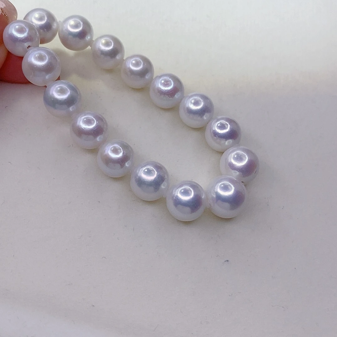 小***事手链淡水珍珠银S925镶嵌