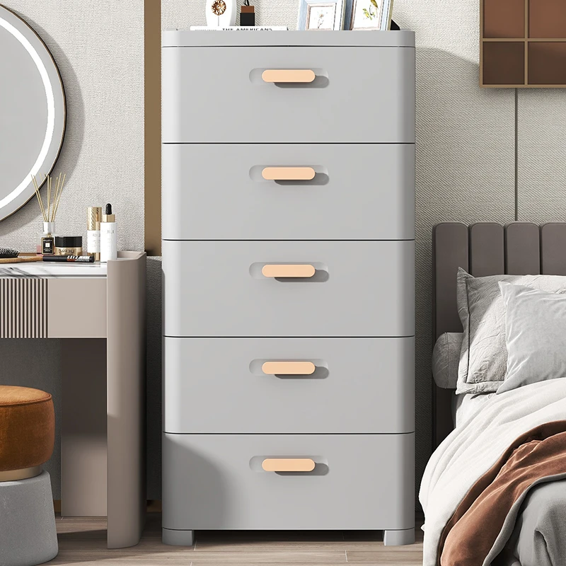 直播专享--57面宽（5层）抽屉式收纳箱塑料家用整理五斗柜儿童衣柜