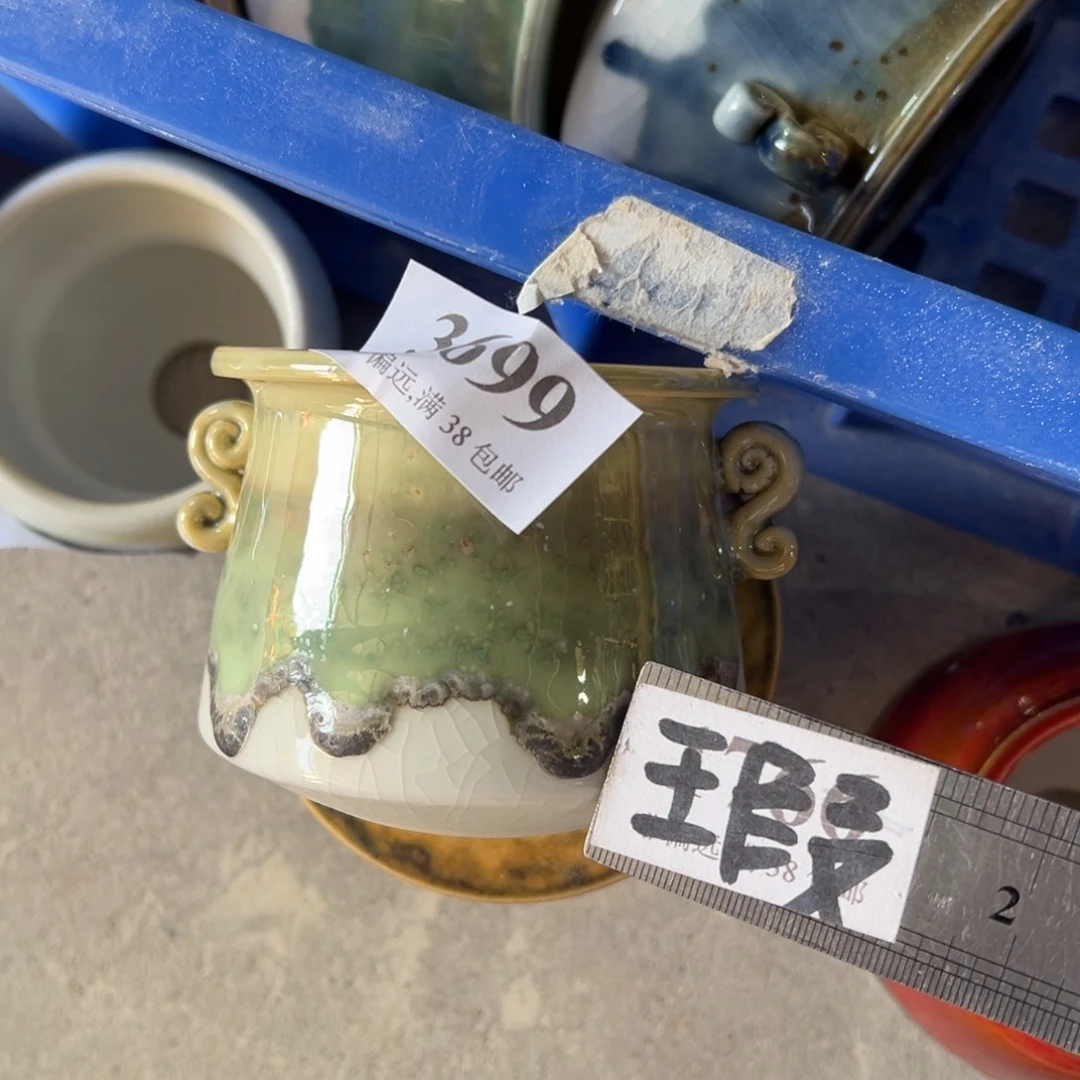 红陶景德镇手工花盆