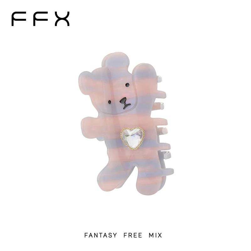 FANTASY FREE MIX【告白小熊】高级醋酸纤维立体小熊抓夹