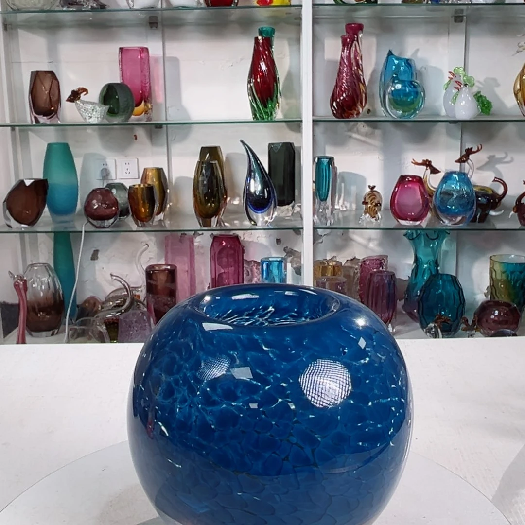 13 高轻奢琉璃花器福利正常手工痕迹