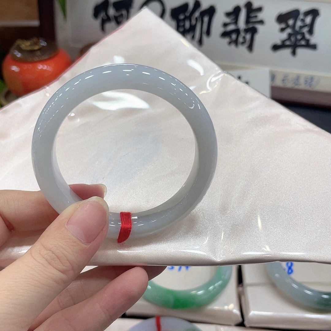 翡翠未镶嵌手镯天然缅甸A货翡翠手镯17