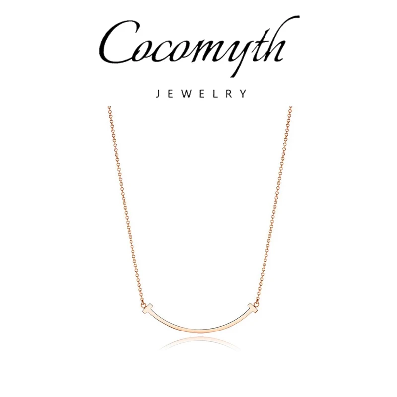 COCOMYTH 轻奢气质百搭微笑项链D538
