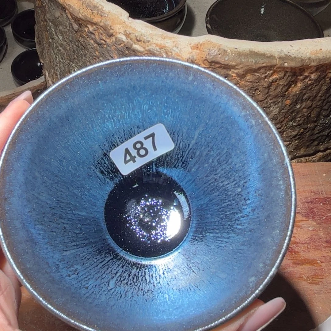 茶盏全手工原矿原釉建盏