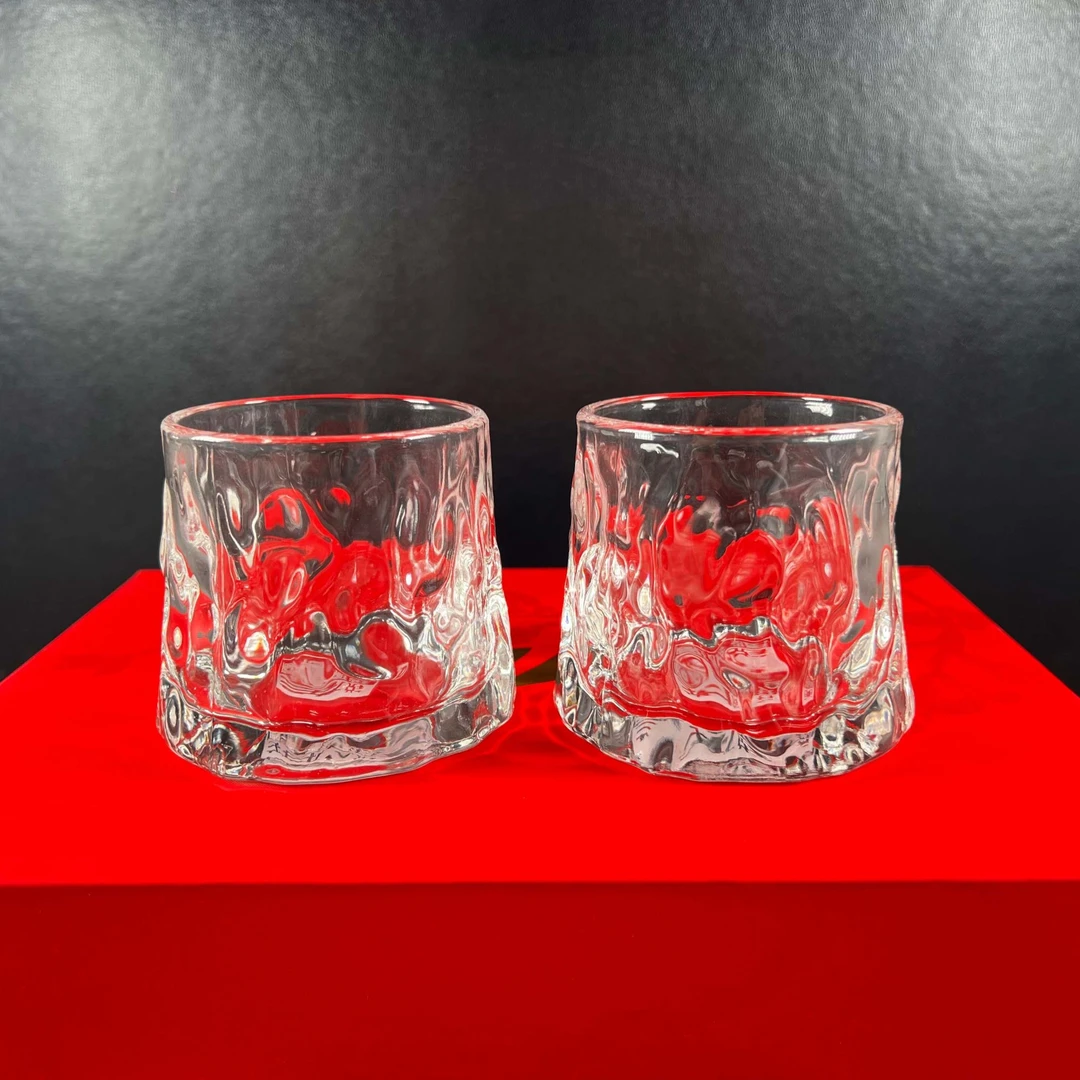 【套装礼盒】复古ins平底梯形威士忌玻璃杯酒杯咖啡杯水杯冷萃杯