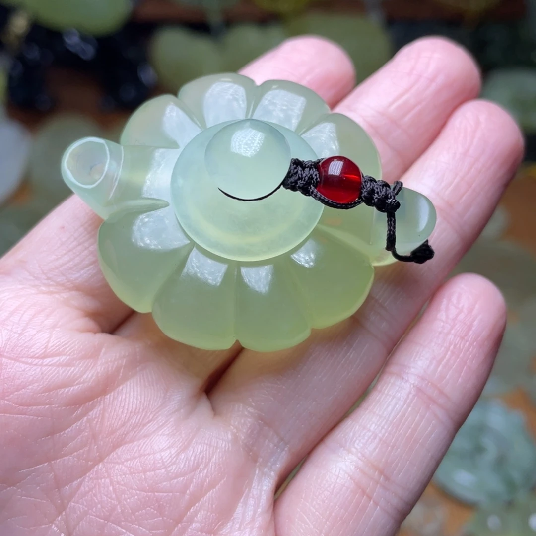 岫玉未镶嵌岫玉手把件