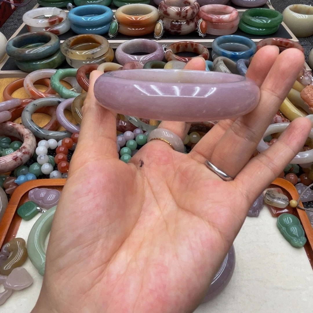 五***五石英质玉未镶嵌圈口56/57