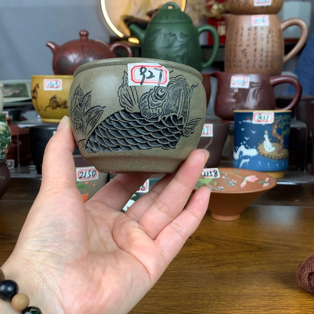 紫砂茶杯宜兴紫砂茶具