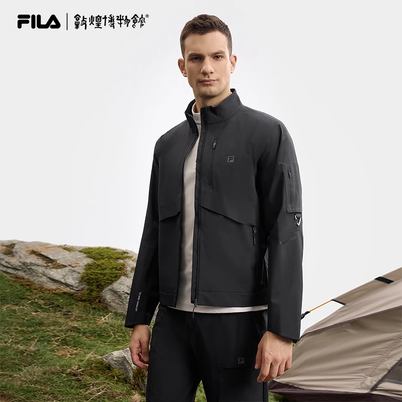 Fila/斐乐男【敦煌博物馆联名款】春季新款户外运动外套A11M517715F