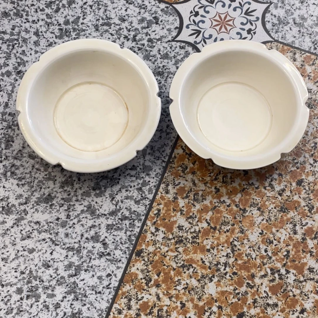 羊***羊赏品白瓷水洗两个