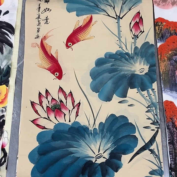 小周画廊的直播间