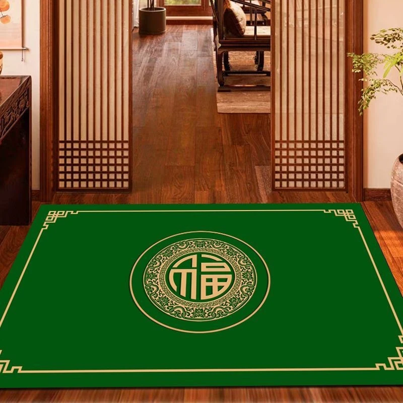 【老师推荐】厨房卫生间硅藻泥防滑地垫吸水防滑福字门垫软地毯