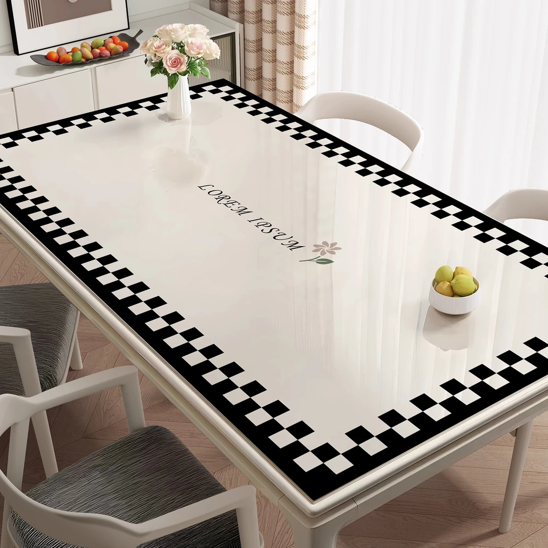 餐桌软玻璃餐桌垫家用PVC隔热垫子免洗防水防油又防烫茶几保护垫