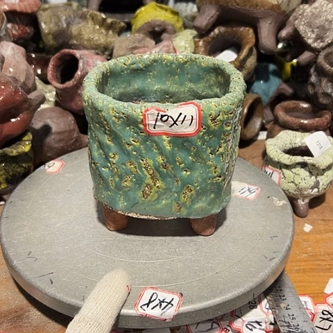 粗陶花盆制作就这样了