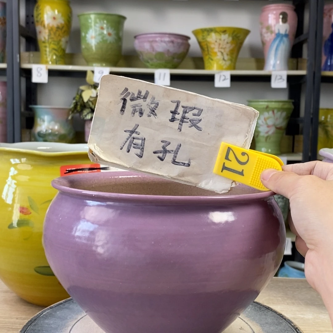 景德镇手工手绘陶瓷花盆